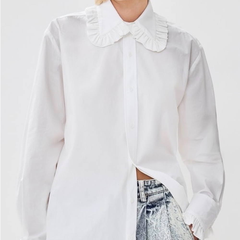 NWT hard to find Tanner Fletcher Pippa button down. Sz 0.